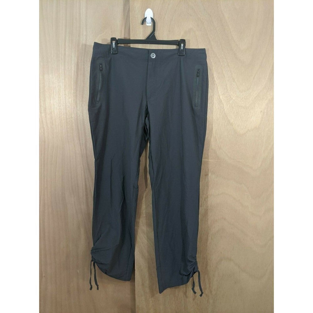 Cabelas Womens Size 14 Grey Cinch Ankles Nylon Pants